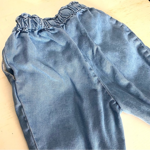 Zara Baby Belted Chambray Pants - Picture 5 of 5